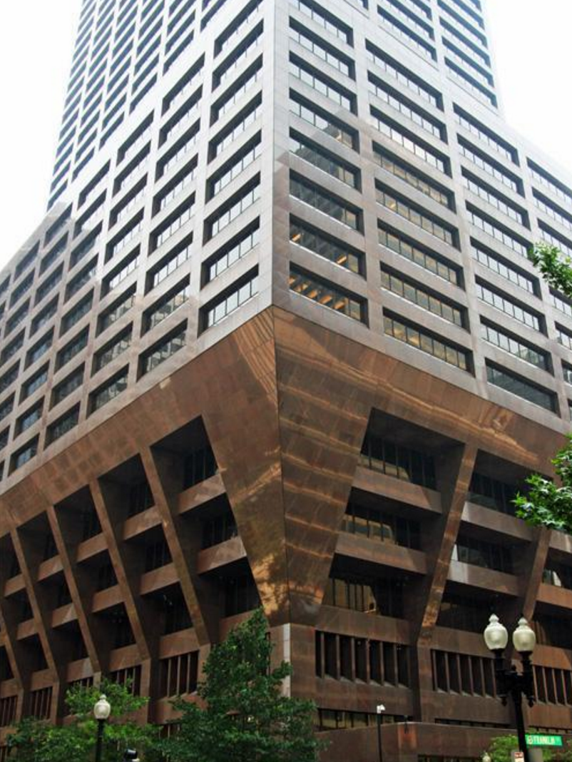 Image of the Boston, Federal Street old Bank of Boston Building (now Bank of America)